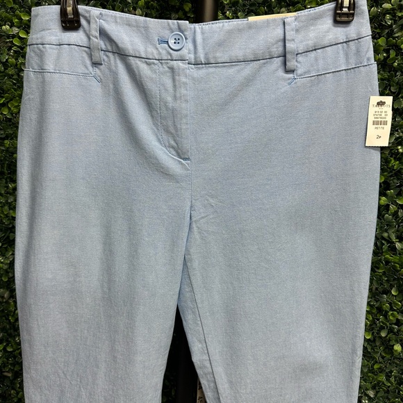 NWT Talbots | The Perfect Crop Chambray - Picture 3 of 8